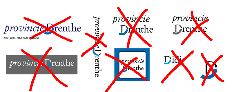 Enkele voorbeelden van niet toegestane vervormingen of wijzigingen”.