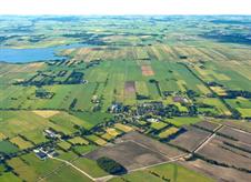 Paul Paris . Luchtfoto Roderwolde, Bron: H. Dekker