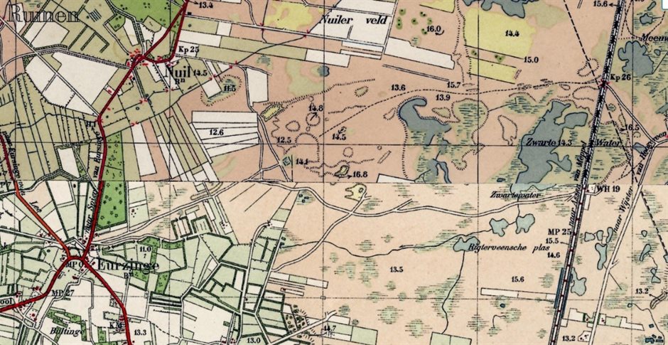 Topografische kaart 1900