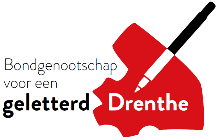 Logo: Bondgenootschap voor een geletterd Drenthe