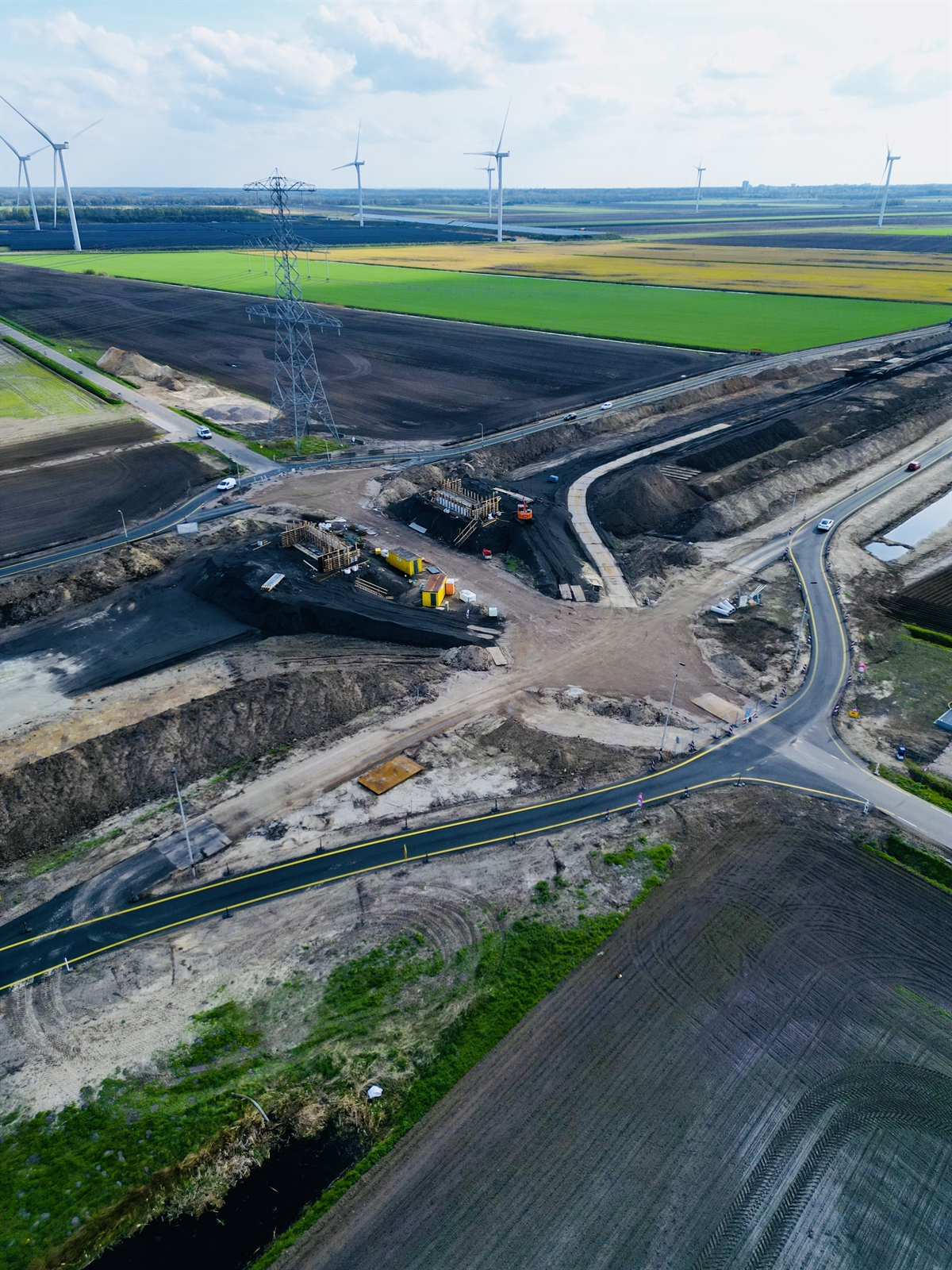 Voorbereiding aanleg viaduct