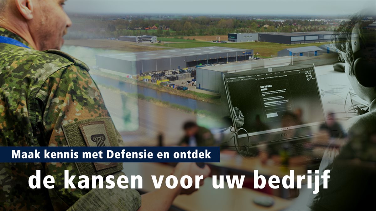 Maak kennis me Defensie en ontdek de kansen voor uw bedrijf